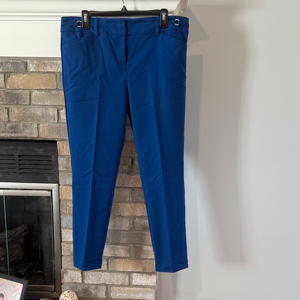 Women's Blue Ankle Pants